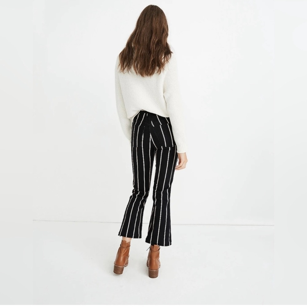 Madewell Cali Demi Boot In Elsie Stripe Size 29 - Picture 2 of 14